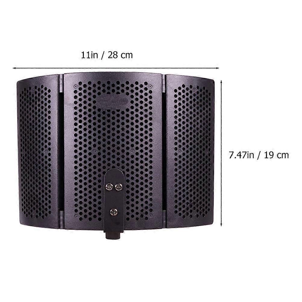 Foldable Microphone Windshield ABS Protection Net for Noise Reduction