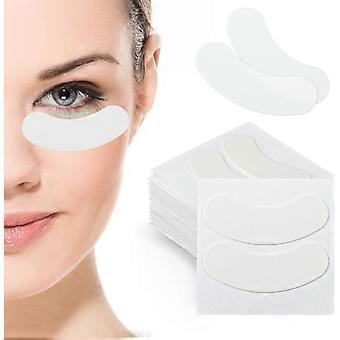 100 Pcs Eyelash Extension Foam Eye Pads Disposable Lint Free Stick Well Under Eye Lash Extension Pads Beauty Tool Kit Lash Tech Supplies Must Haves