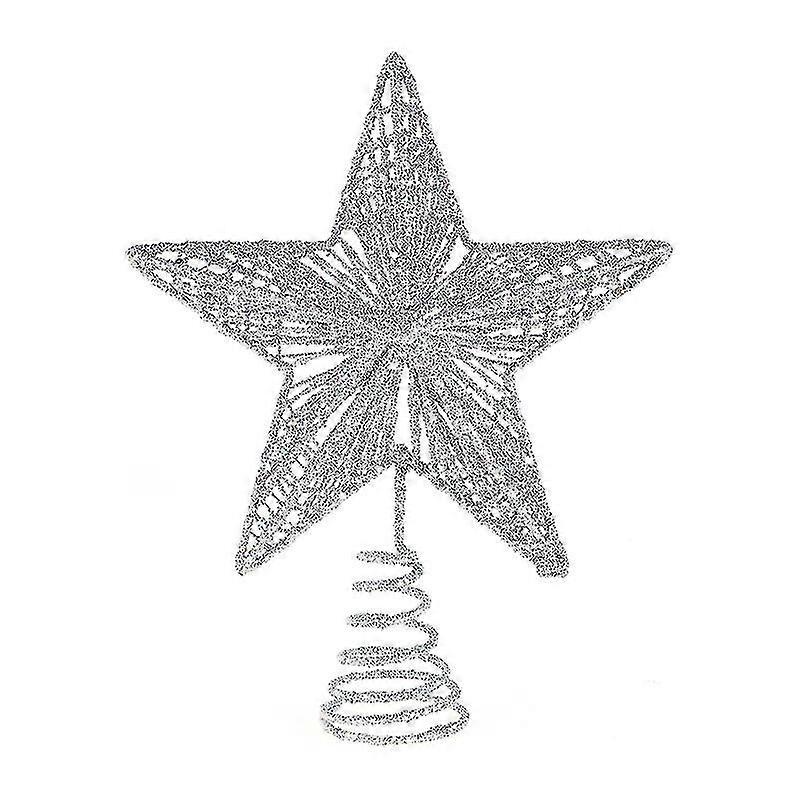 Gold Iron Star Tree Topper