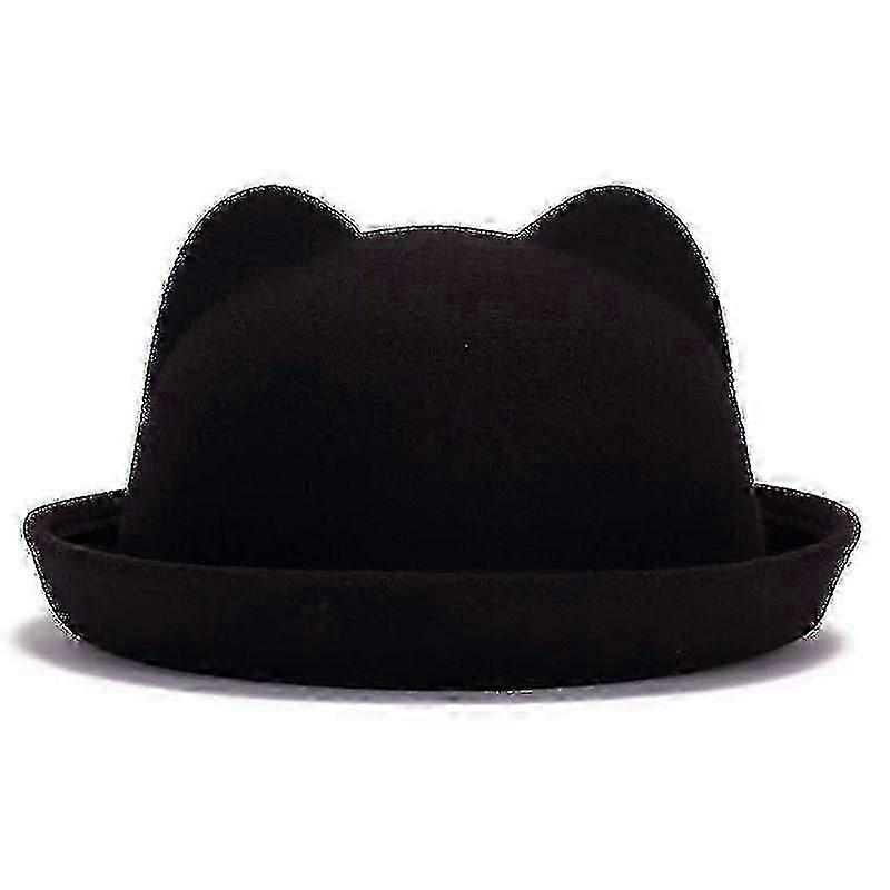 Parent-ld Bowler Wool, Fedora Hats