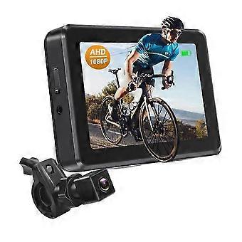 1080P Bike Bicycle Mirror 4.3" Screen Night Vision Handlebar Camera Bicycle Rear View Camera Handlebar Camera for Ebike-WHBYV