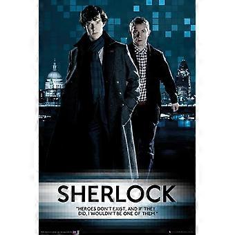 Jigsaw Puzzle Sherlock Walking Benedict Cumberbatch Martin Freeman FOO1558