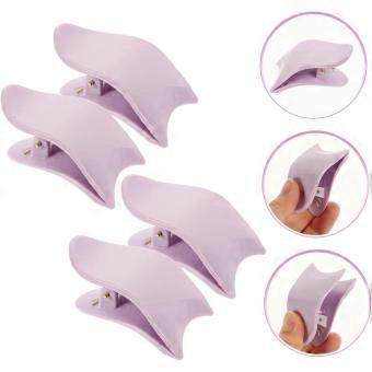 4pcs False Eyelash Auxiliary Plastic Tweezers Lengthening Mascara Lash Extension Kit Eye Makeup Tools Lash Applicator Clip Eyelash Guard Applicator Ma