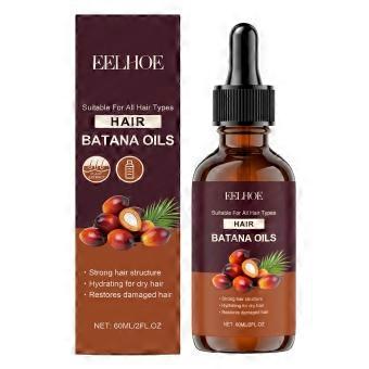 1-5 Pcs EELHOE Batana Hair Oil Serum 60ml for Dry Damaged Hair Rosemary Leaf Oil Nourishing Smoothin