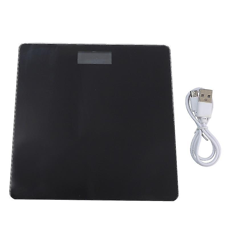 Usb Charging Lcd Display Digital Bathroom Body Weight Scale