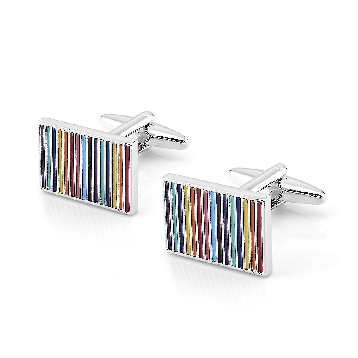 Hmwy-colorful Life Color Vertical Cufflinks