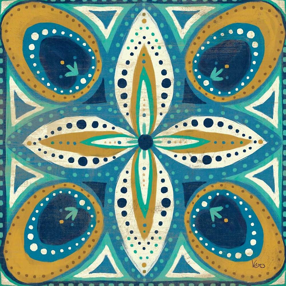 Proud As A Peacock Tile II Poster Fruugo IL