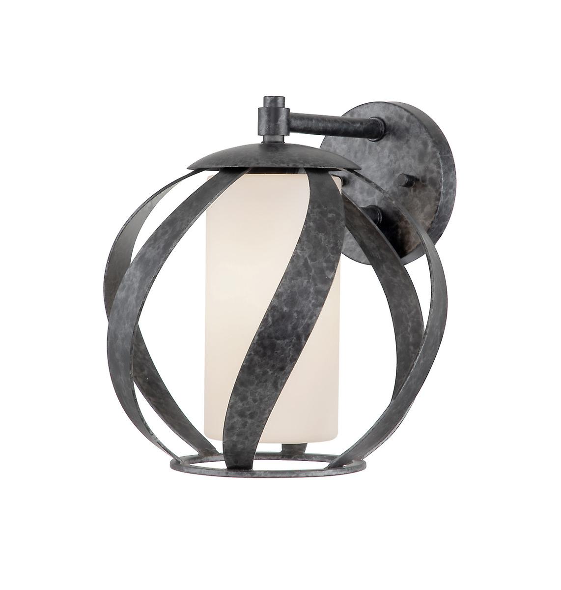 Quoizel Blacksmith Wall Lamp Old Black, IP44