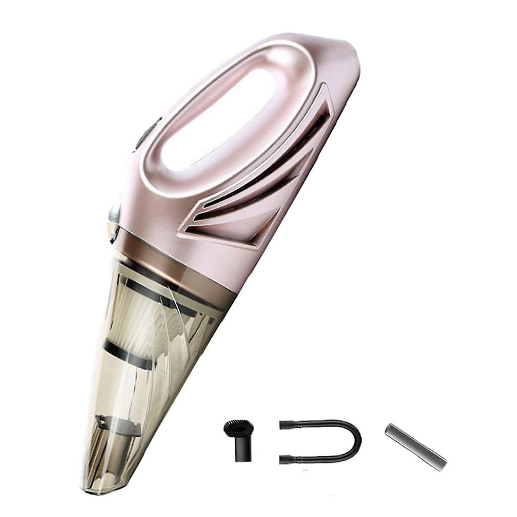 Portatile Portatile A Doppio Uso Umido E Secco Auto Aspirapolvere Domestico Oro Rosa