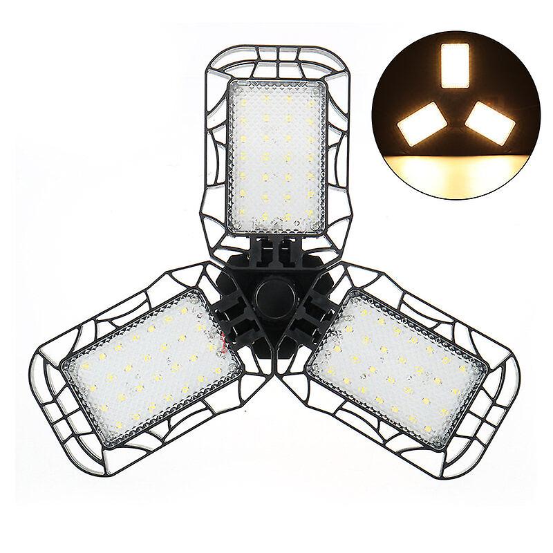 E27 Led Garage Light Bulb, 165-265v Deformable Ceiling Workshop Lamp, Emergency Bulb