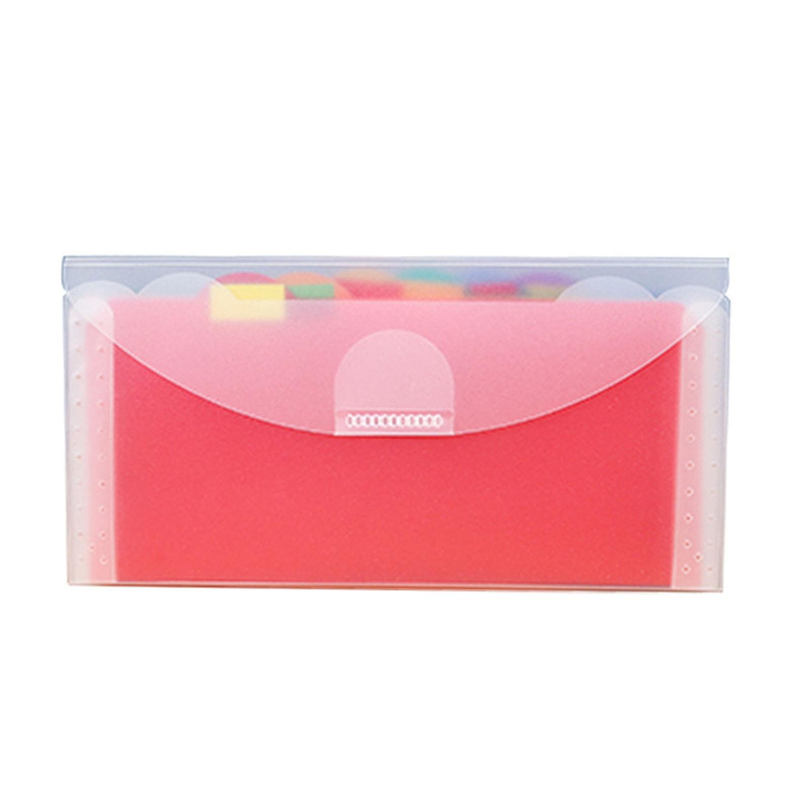 Multi-layer File Wallet Receipt Folder Bills Organizer Holder Document Folder