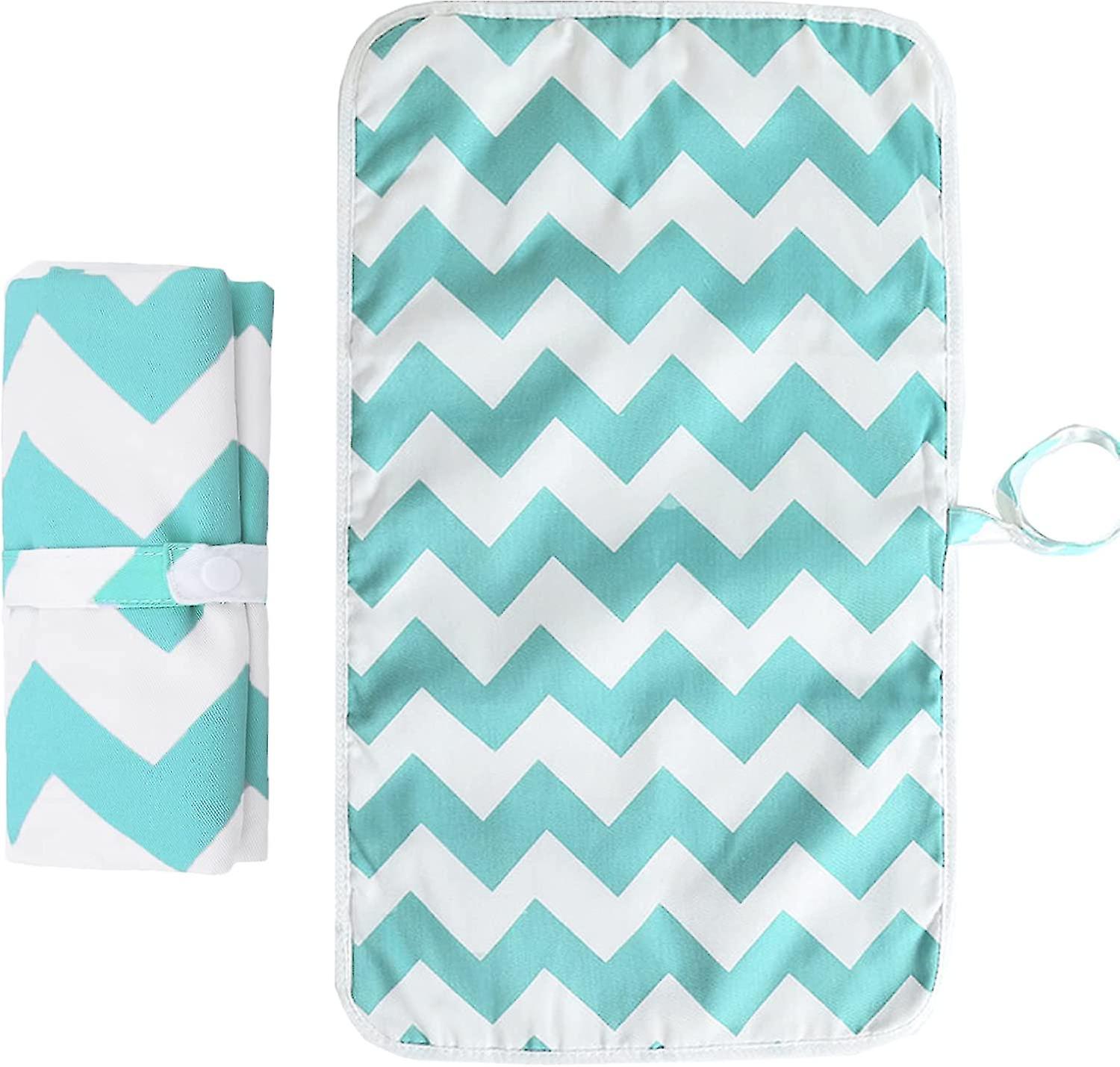 Φορητό μαξιλάρι αλλαγής πάνας baby travel αναδιπλούμενο μαξιλάρι πάνας, 60 x 35 cm, αδιάβροχο (πράσινο)