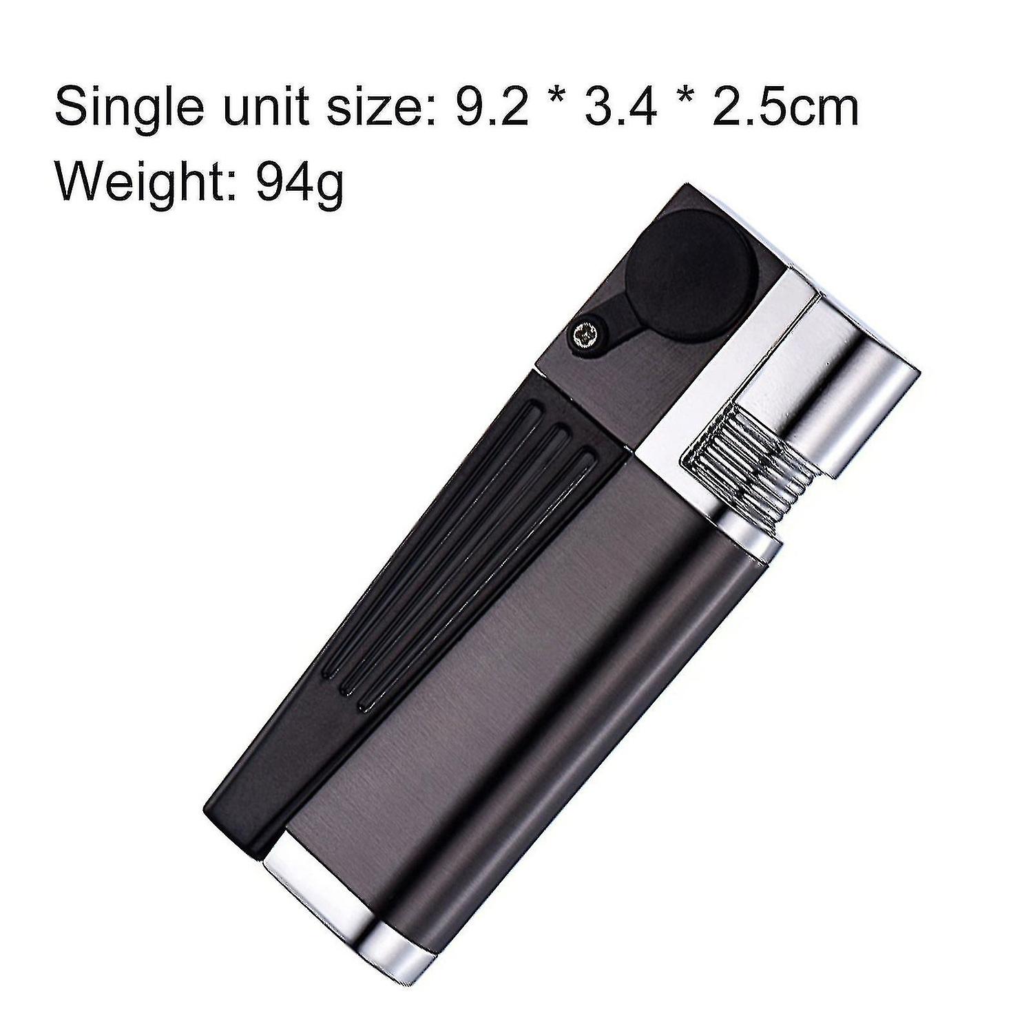 Portable Metal Pipe Lighter Pliable Open Flame Petit Briquet pour Boyfriend Mari Cadeau