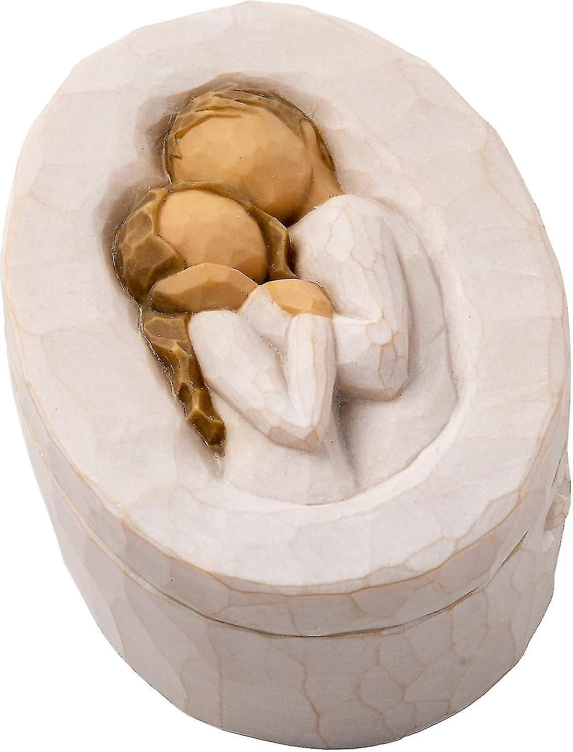 Sculpted hand-painted Keepsake Box(Embrace)