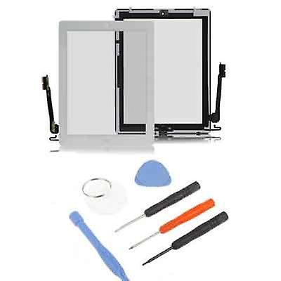 iPad 4 scherm digitizer glas touchscreen Wit
