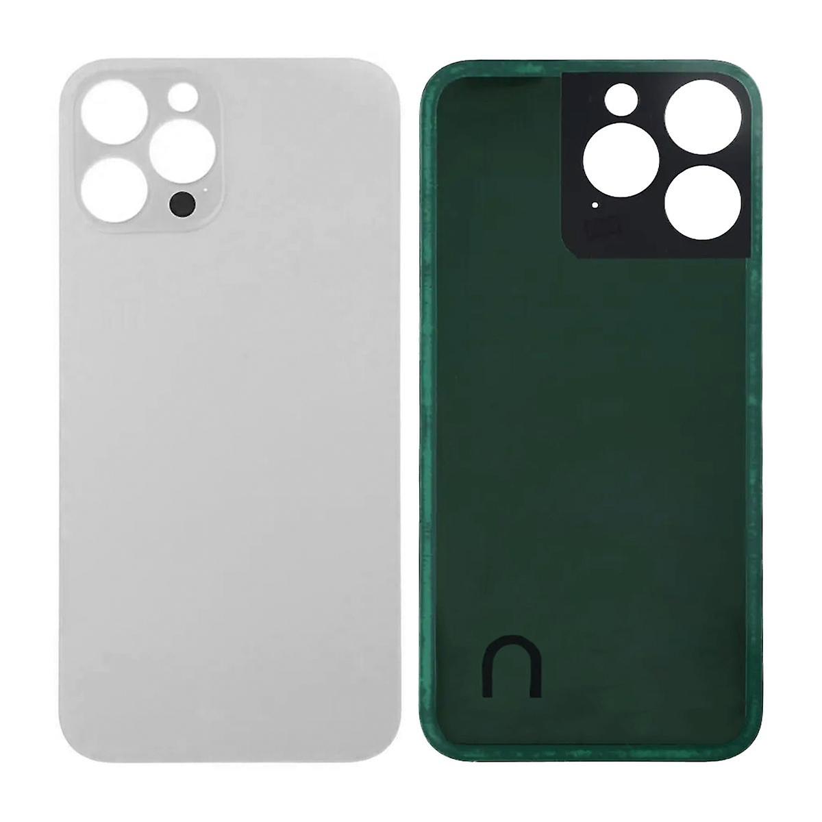 För iPhone 14 Pro Max Baksida Glas - Vit