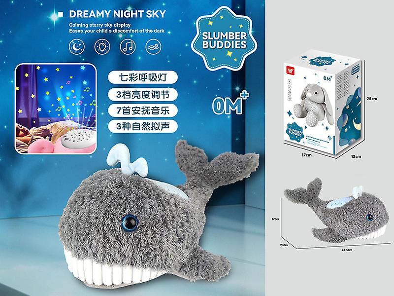 Children's Whale Comfort Projector Plush Doll Parent-child Interactive