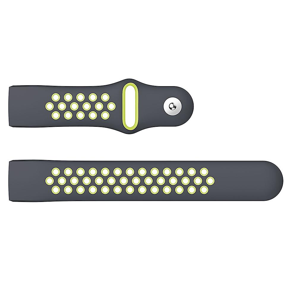 Hollow Two-tone Soft Silicone Watch Strap for Fitbit Charge 4/3