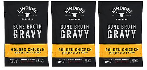 Kinder's Bone Broth Golden Chicken Gravy Mix 3 Pack