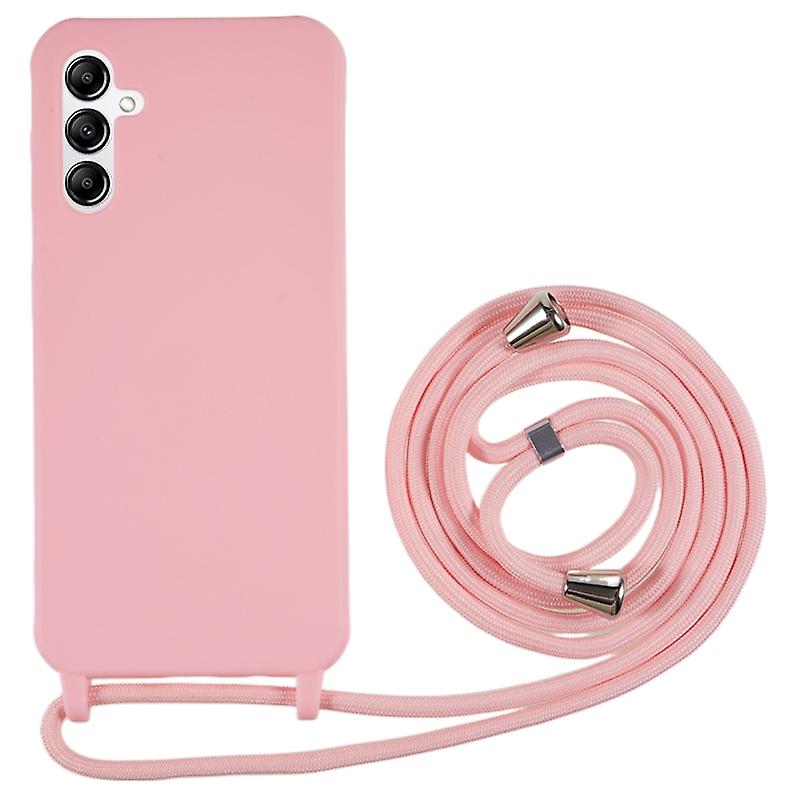 Per Samsung Galaxy A05s 4G Custodia Custodia A Tracolla In TPU Antiscivolo Con Cordino - Rosa Style F Samsung Galaxy A05s 4G