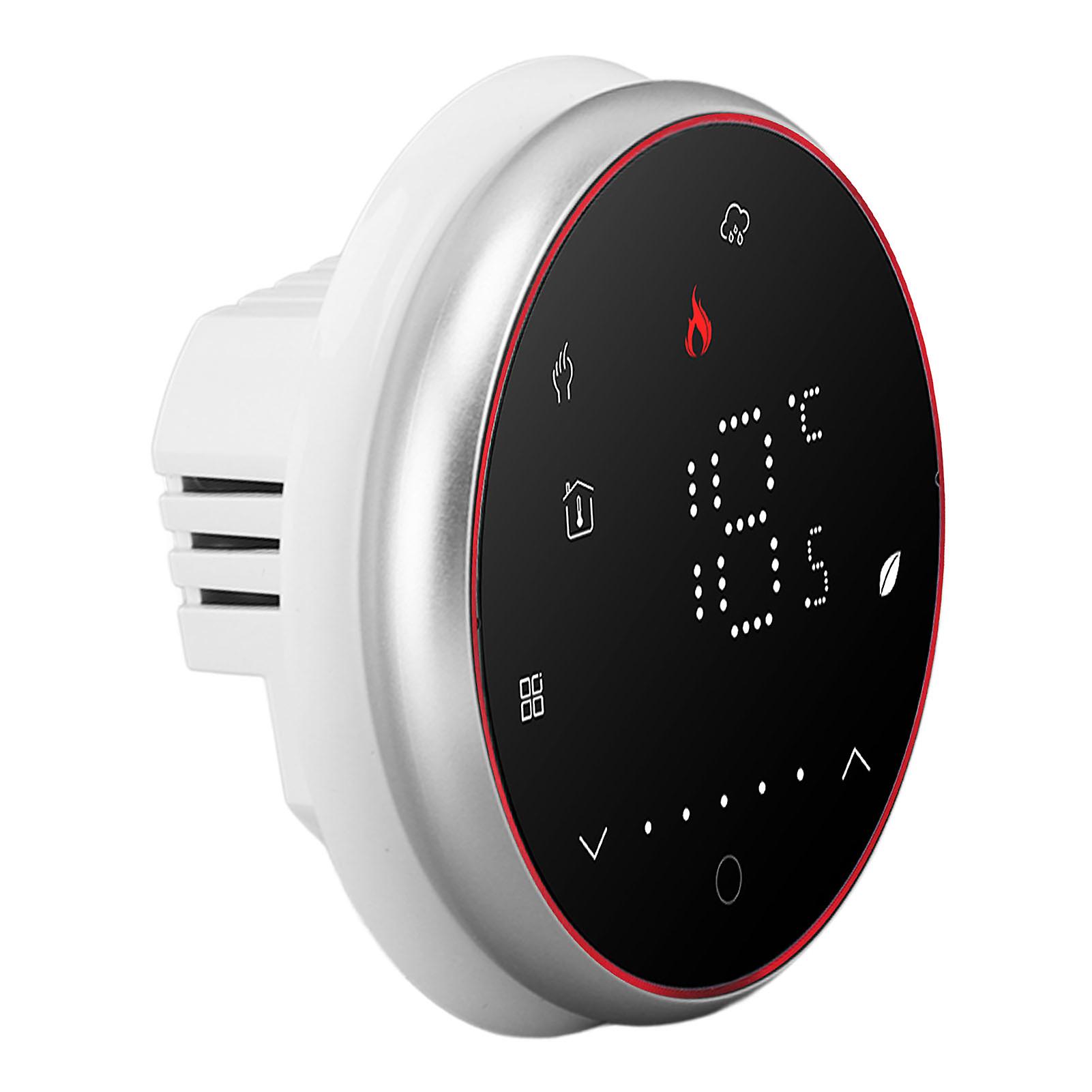 Wireless Smart Thermostat AC95-240V 5A Round Base Black