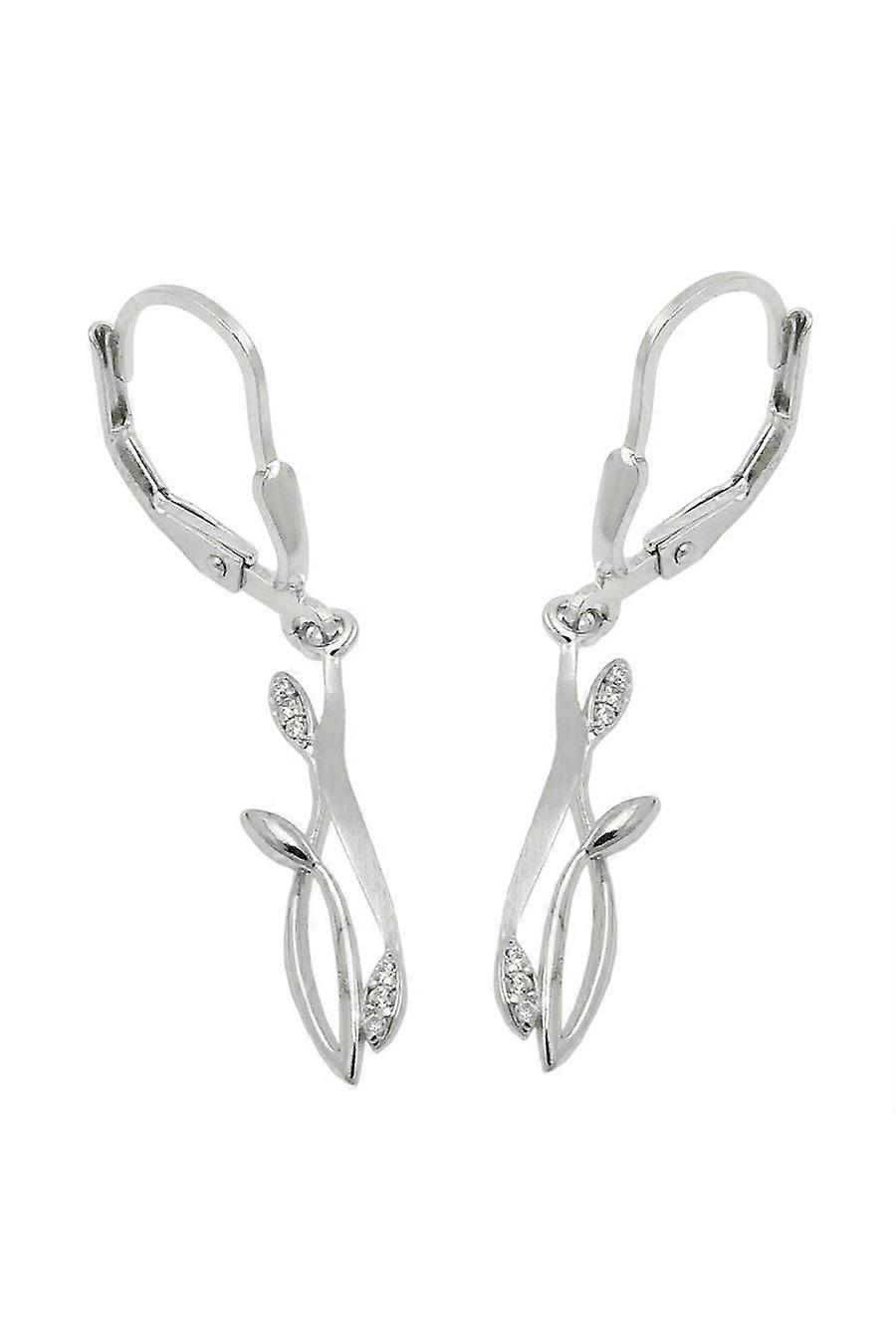 Leverbacks Earrings Zirconia Silver 925 - Gl93784