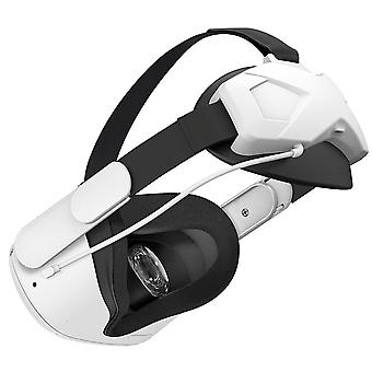 SBMLV-Oculus Meta/Quest 2 Head Strap with Battery Pack, Adjustable Elite Strap 5000mAh Fast Charging Extend 3hrs in VR Playtime, Quest 2 Head Elite St