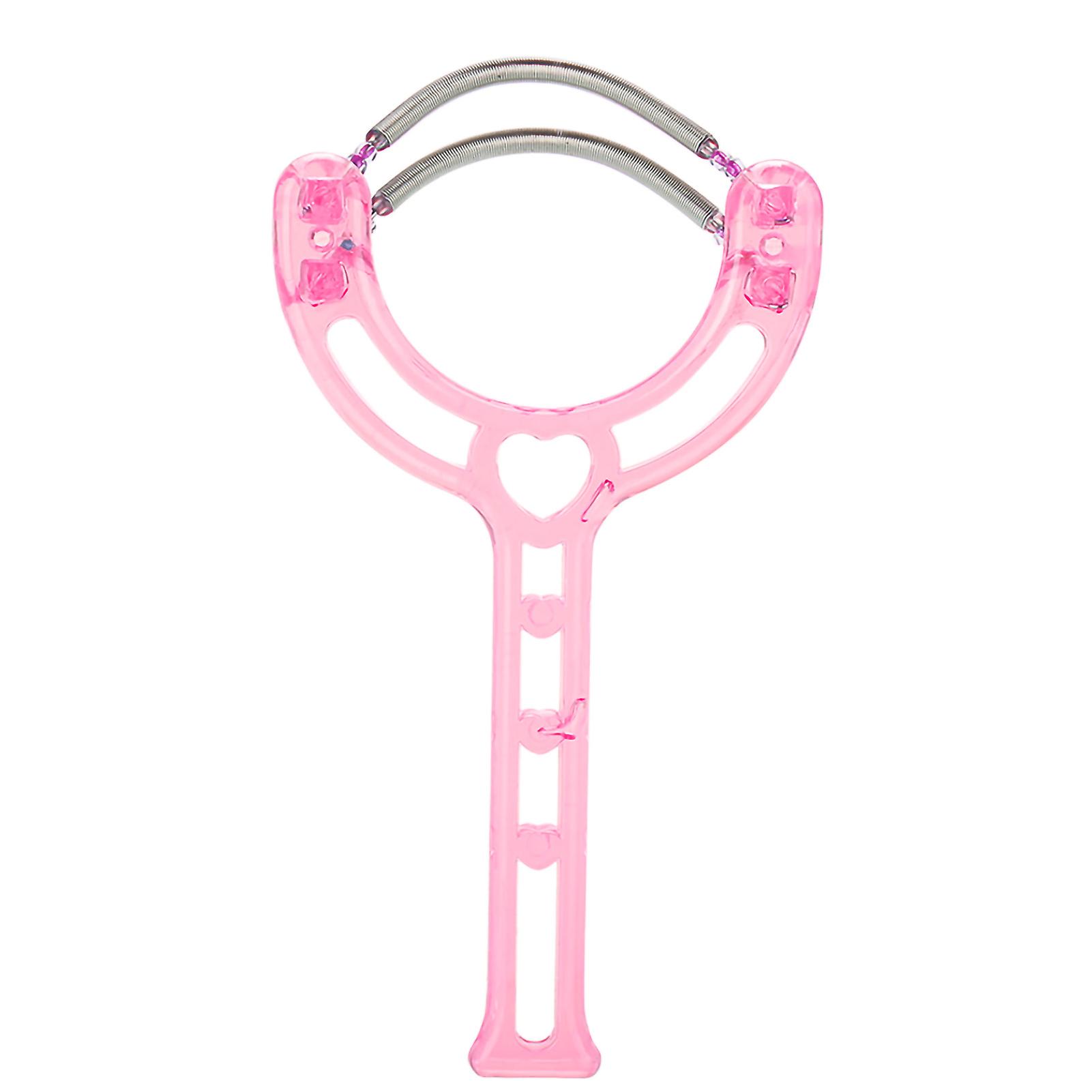 Portable Plastic Spring Hair Remover for Face and Lips (Pink)