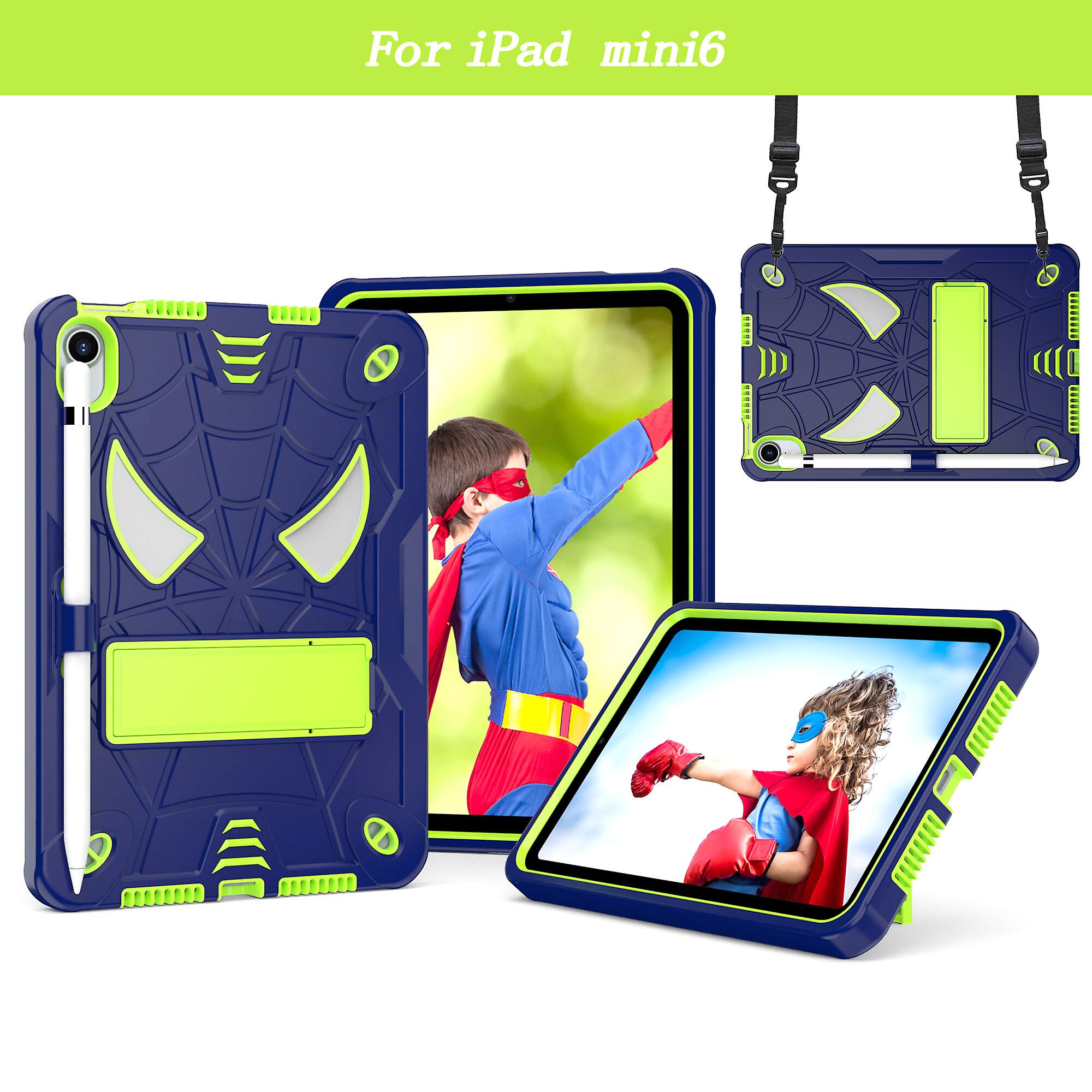 For iPad Mini6 Case with Shoulder Strap and Kickstand