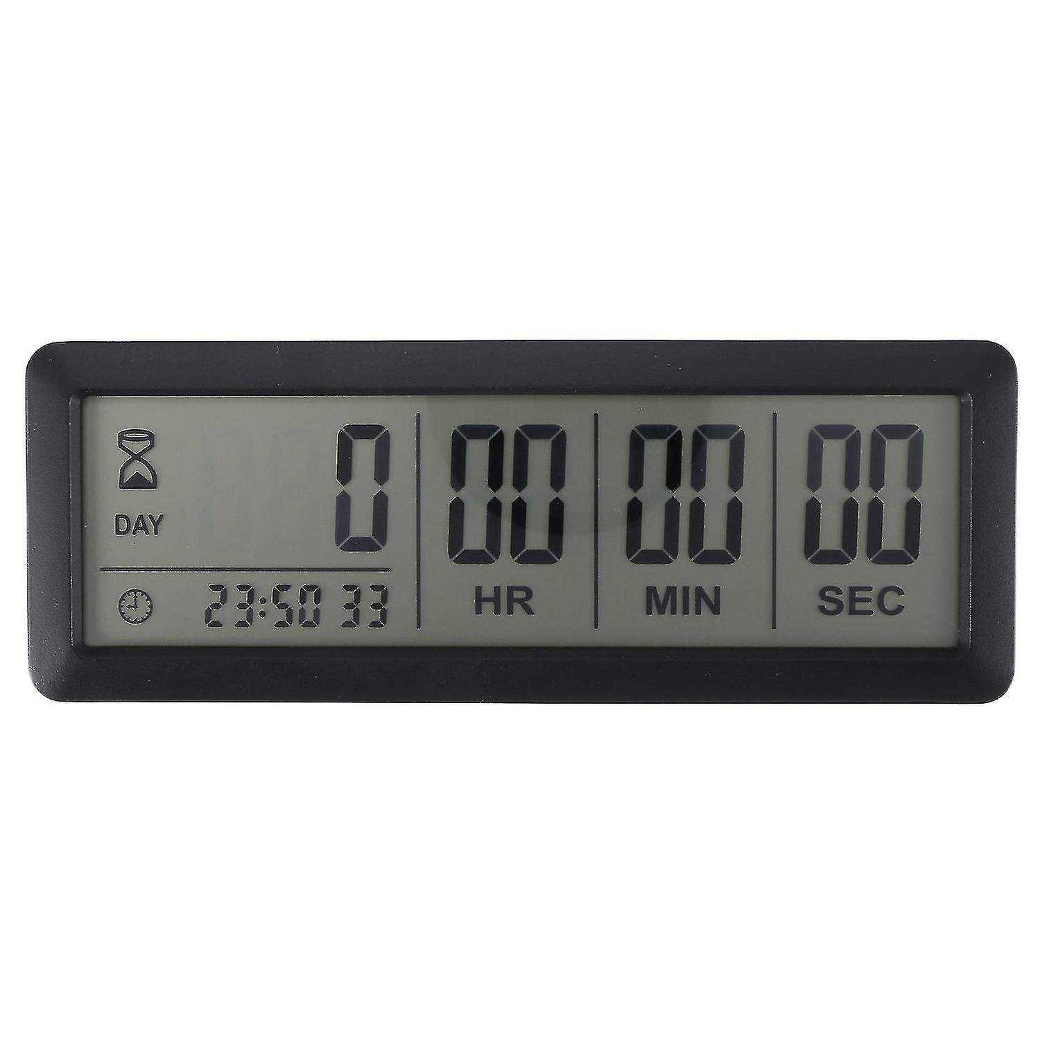Big Digital Countdown Days Timer Clock - 999 Days Count Down Clock Timer for Graduation Lab Kitchen 
