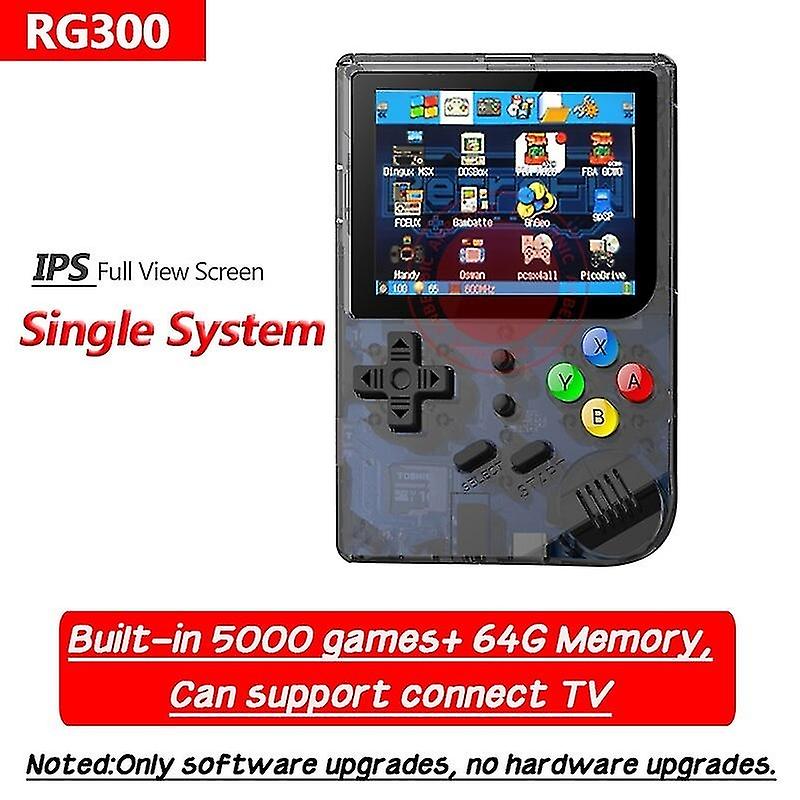 Anbernic Rg300 New Software Version 2.2 Retro Game Player Video Game TV 5000 Game Built-in 64g Porta