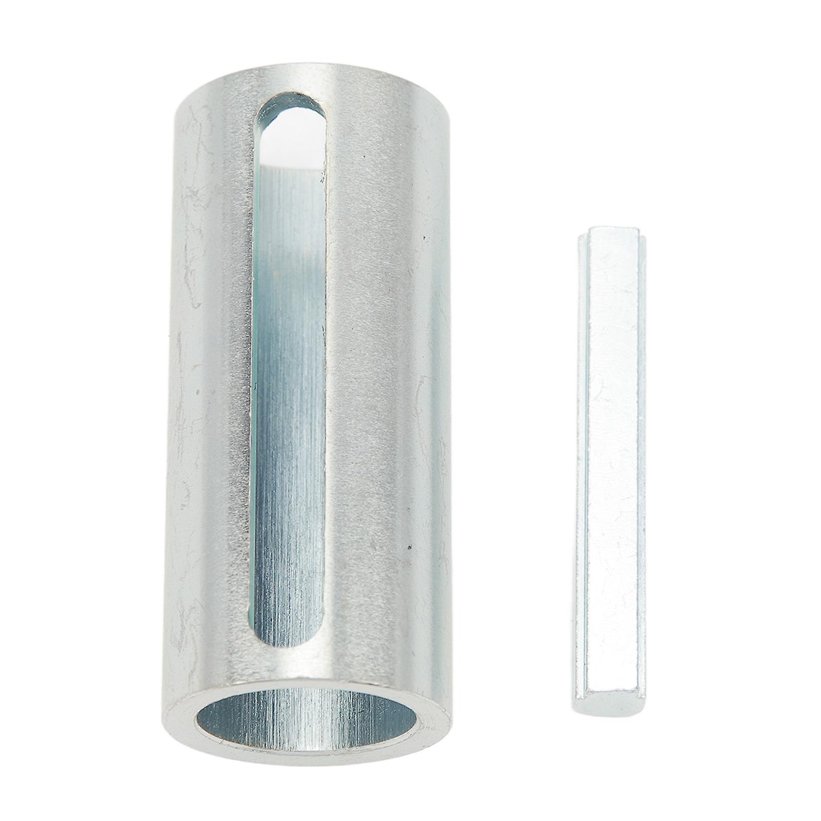 1inch to 3/4in 1/4 in Gas Engine Pulley Crank Shaft Sleeve Adapter Partial Closure Shaft Adapter Pulley with Step Key for Car 