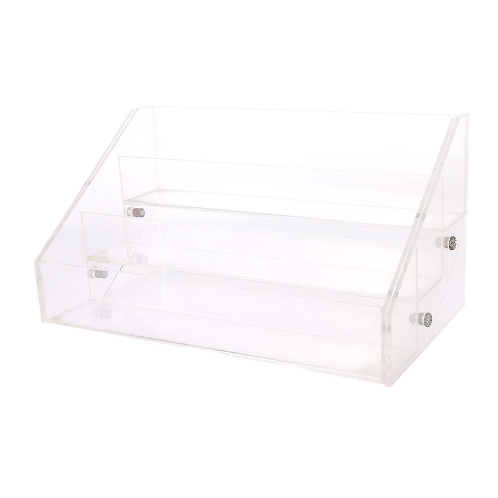 Desktop Acrylic Cosmetics Organizer Multilayer Storage Box Transparent Container Display