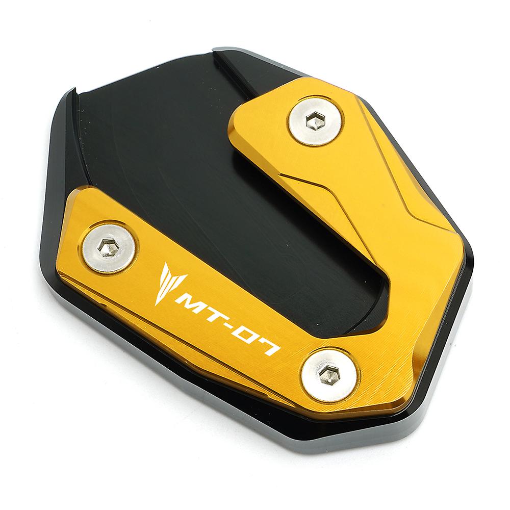 Para Yamaha Tracer 7 7gt 700 700gt Tracer7 Mt-07 Fz-07 2014- 2021 2022 Motocicleta Kickstand Extensão Pé Side Stand Ampliar Almofada
