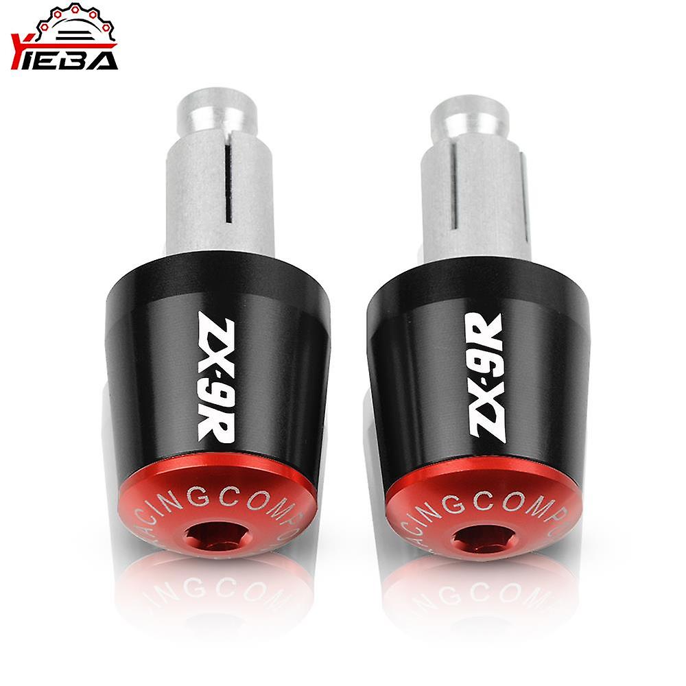 7/8" 22mm Motorcycle Handle Hand Bar Ends Handlebar Grip End Cap Plug For Kawasaki Zx9r Zx-9r 1998 1999 2000 2001 2002 2003 2004