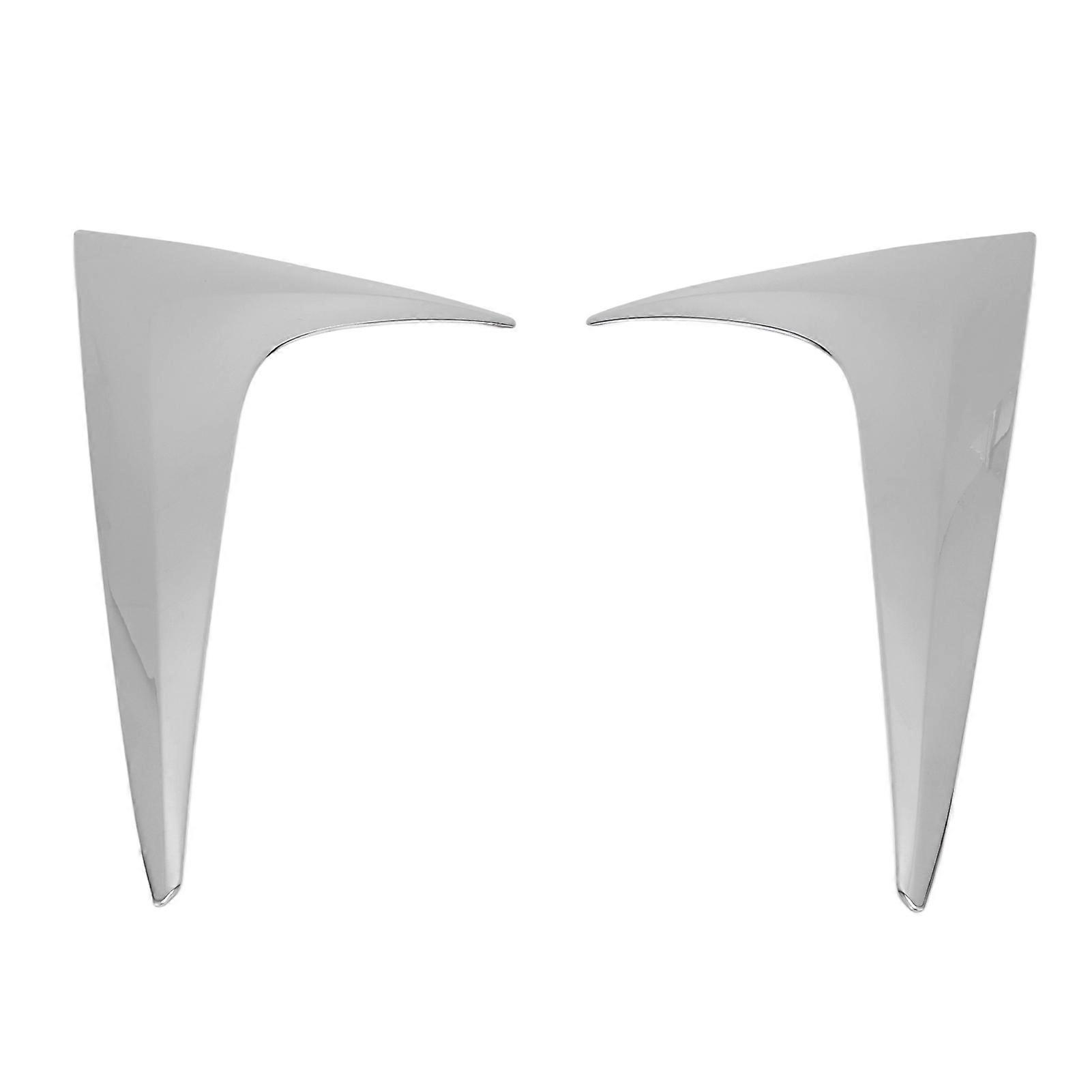 2pcs Car Rear Side Window Spoiler Chrome Plated Replacement For Mazda Cx5 Cx5 Kf 20172021