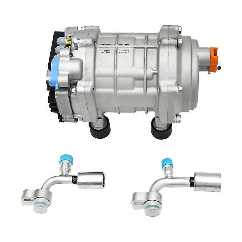 A/C 12V 24V Electric Integrated Compressor Set for Auto AC Air Conditioning Car Truck Bus Boat Tractor Shop Automobile Aircon UNKU56038