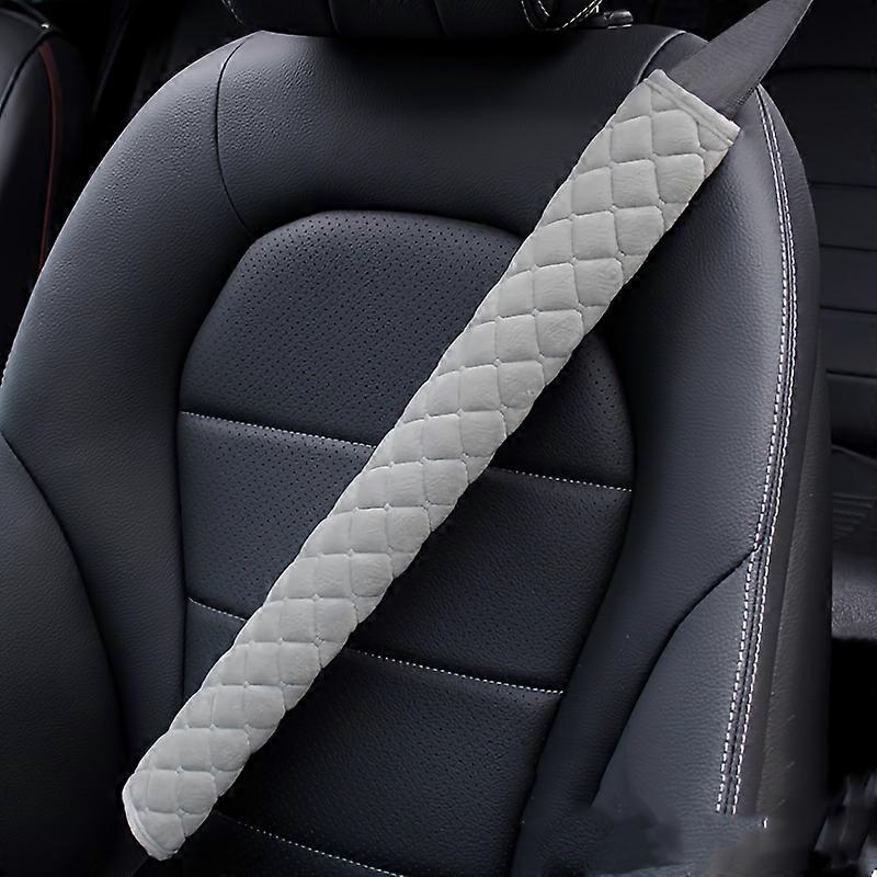 Car Supplies New Breathable Summer Soft Flannel Seat Belt Cover, Premium Tide Brand Cute Extended Wear-resistant Shoulder Protector, Small And Large C