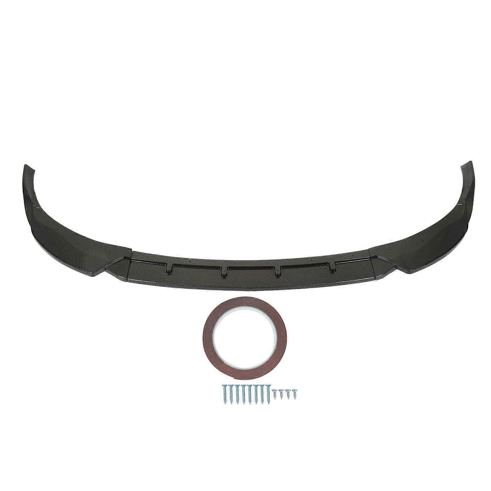 3 Pcs Front Bumper Splitter Lip Spoiler Diffuser Guard Replacement for Hyundai I30N MK3.5 Hatchback 2020?2022 Carbon Fiber Style