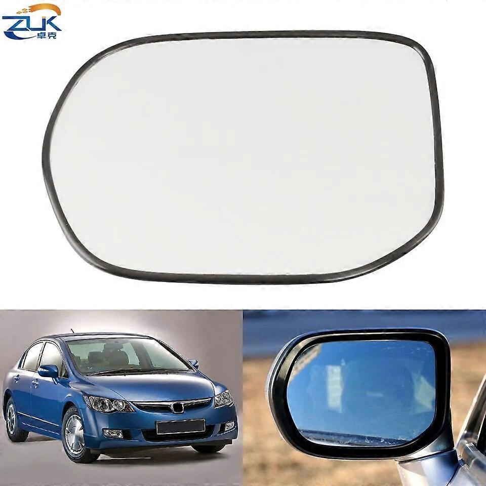 ZUK Left Right Outer Rearview Mirror Glass Side Mirror Lens For HONDA CIVIC FA1 FD1 FD2 2006 2007 2008 2009 2010 2011 No Heated