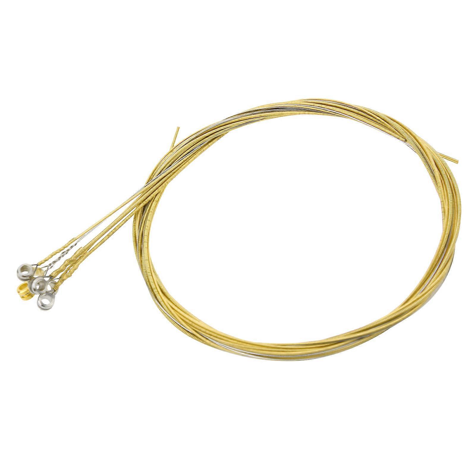 Acoustic Guitar String Replacement Antirust Coating Light Musical Instrument Accessories(brass )