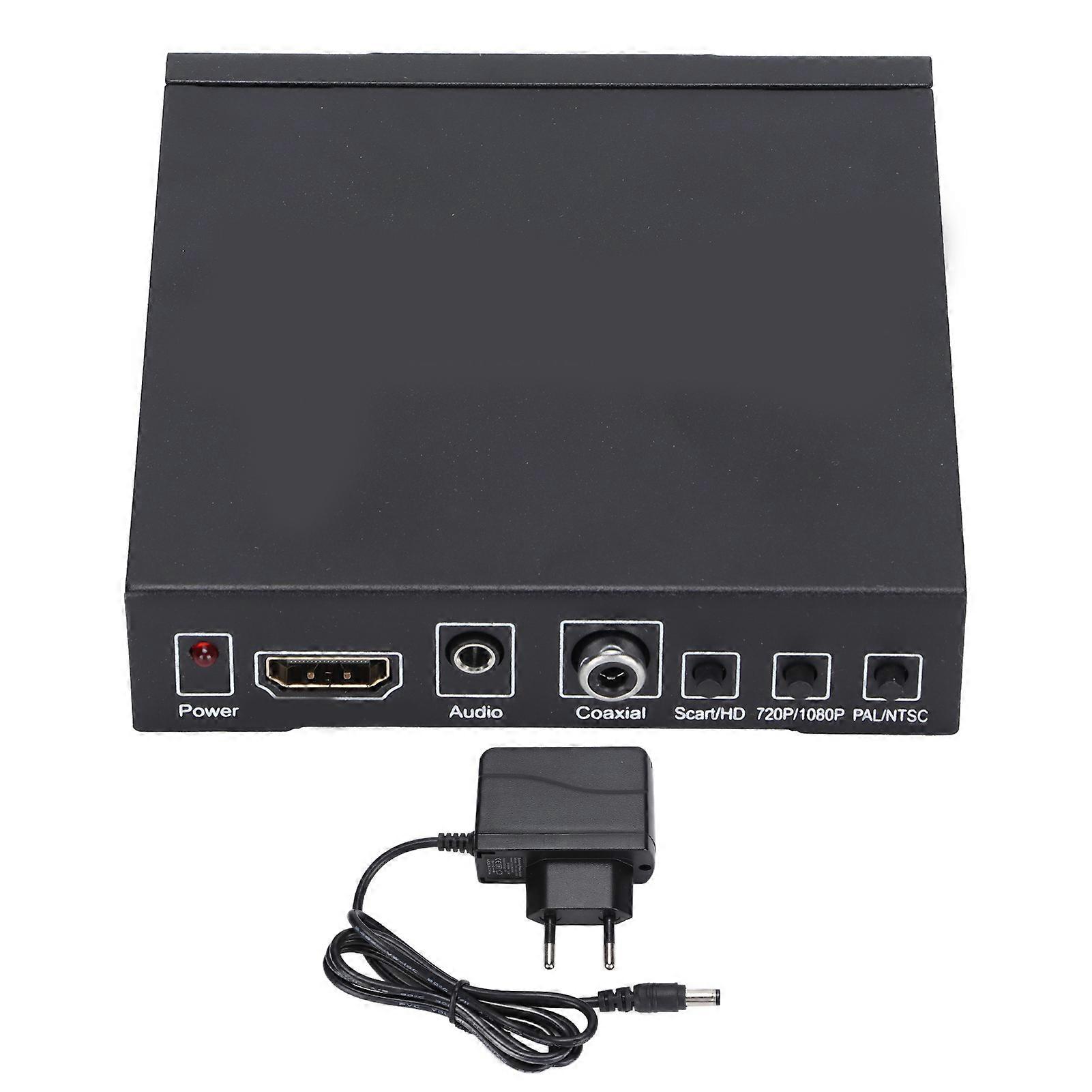 Video Converter Scart/hd Multimedia Interface To Hd Multimedia Interface 1080p/720p Converter Eu Plug 100240v