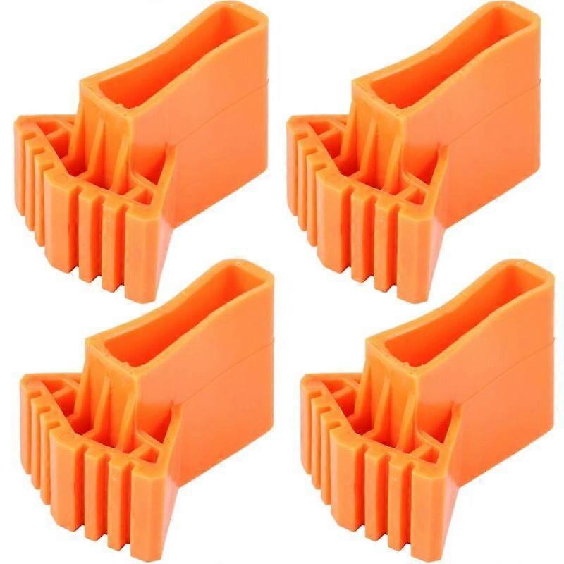 Set of 4 Non-Slip Rubber Ladder Grips for Ladders,DEBUNS