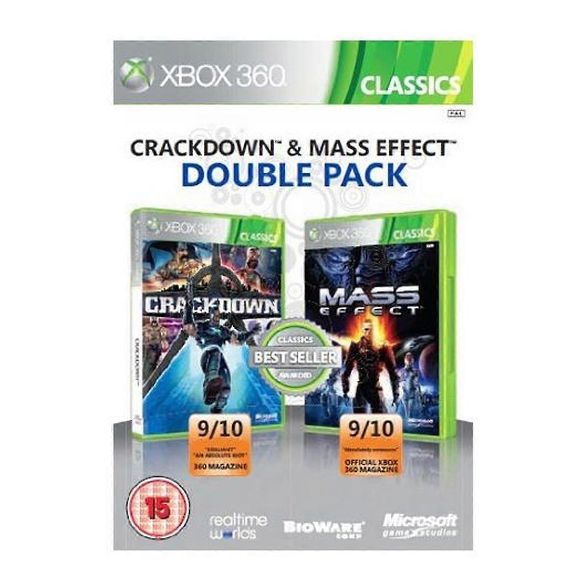 Microsoft Crackdown and Mass Effect - Double Pack (Xbox 360) - PAL - New & Sealed