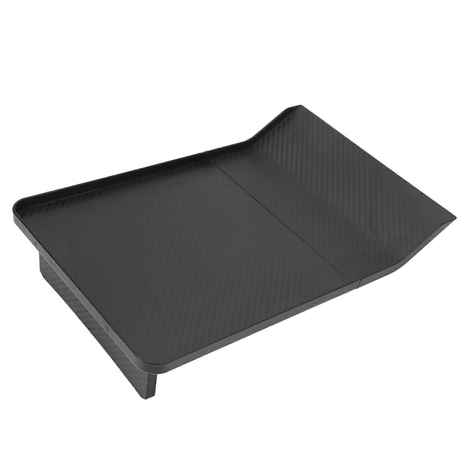 Center Console Alset Tray ABS Black Food Eating Table Replacement for Tesla Model 3 Y 2021?2023 YEMAA