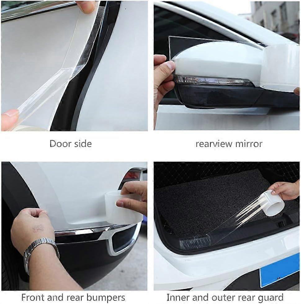 Car Plate Sill Door Scuff Protector Cover Sticker Body Anti-scratch