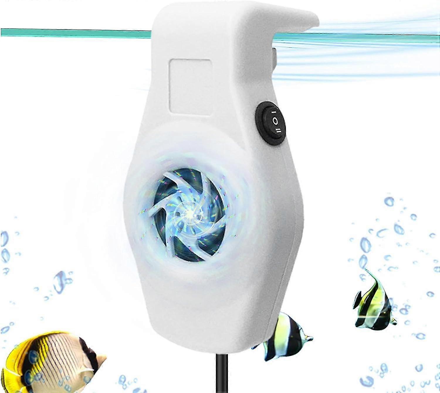 مبرد حوض السمك ، نظام مروحة تبريد خزان الأسماك مروحة تبريد منخفضة الضوضاء حوض السمك ميني حوض السمك المبرد