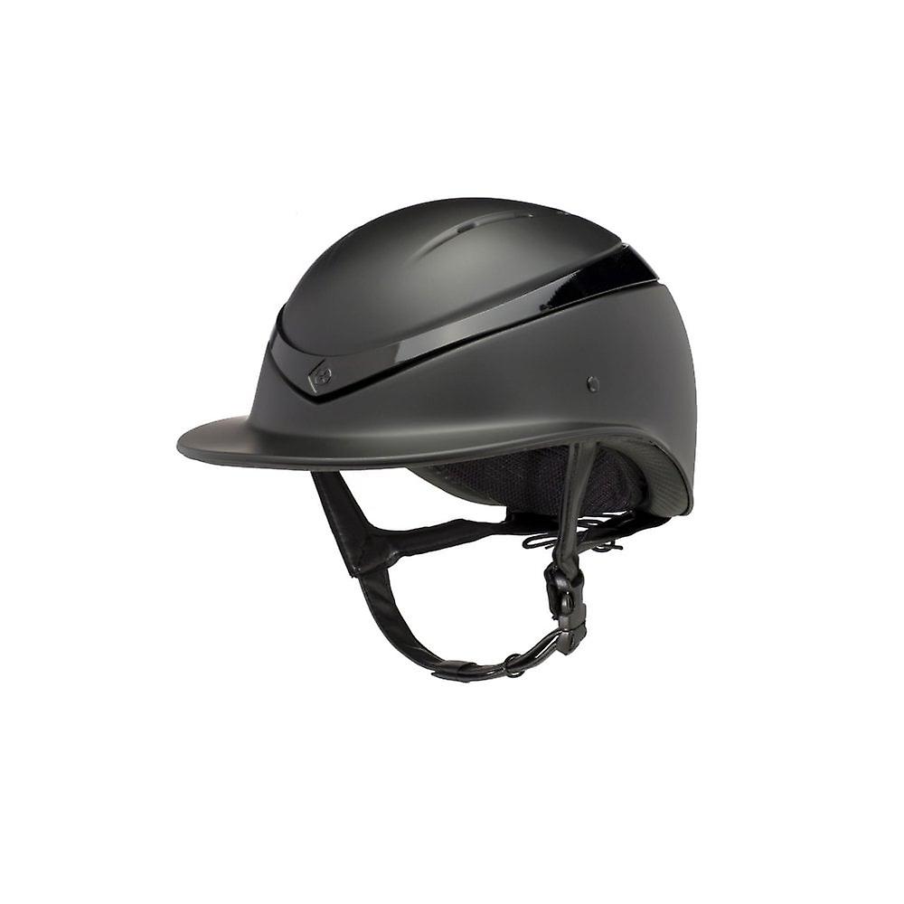 Women's Charles Owen Luna Riding Helmet - Black Gloss
