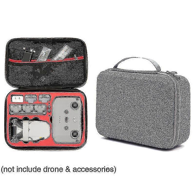 For Dji Mini 2 Fly More Combo Storage Handbag Shockproof Rc Drone Accessories Carrying Case Box - Black/black
