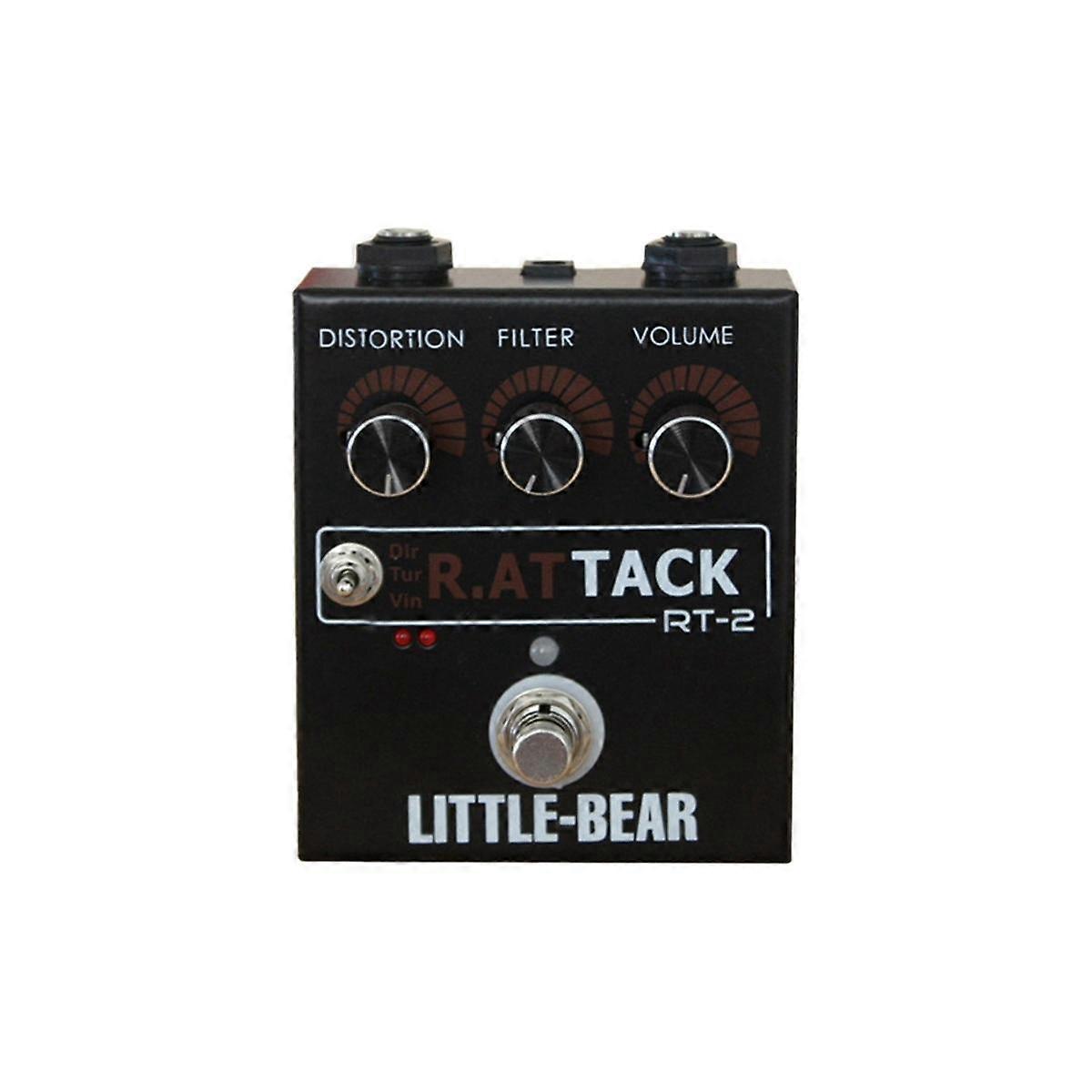 3-Speed Guitar Bass Distortion Effects Effects Monoblock Effects Fuzzy Pedal LED RAT Multi-Function